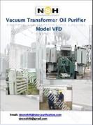 tech data of transformer oil purifier