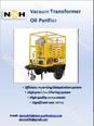 brochure of vacuum transformer oil purifier