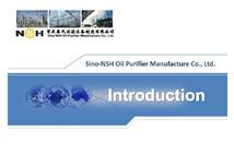 brochure of hydraulic oil purifier